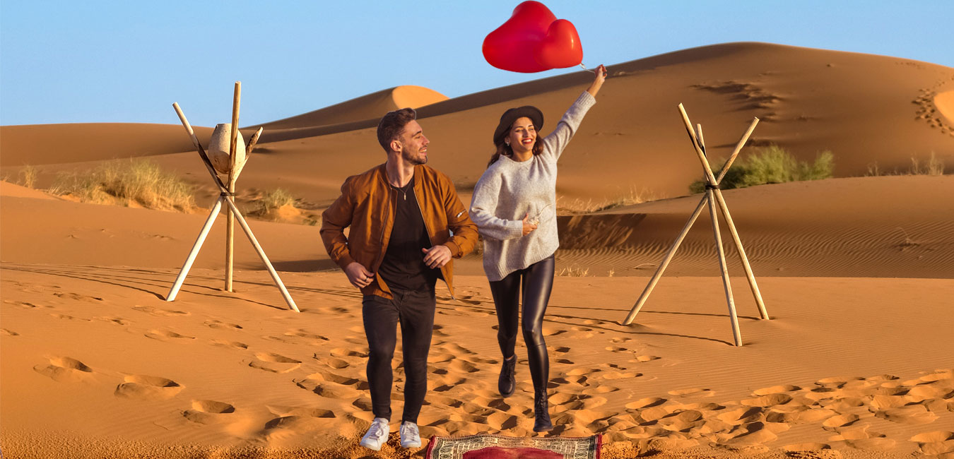 Book your best Valentine's Day Private Dune Dinner In The Desert tours & packages now