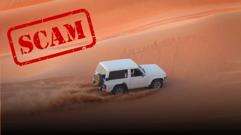 abu dhabi desert safari scam