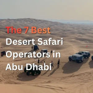 Find out the complete list of top desert safari operators in Abu Dhabi here