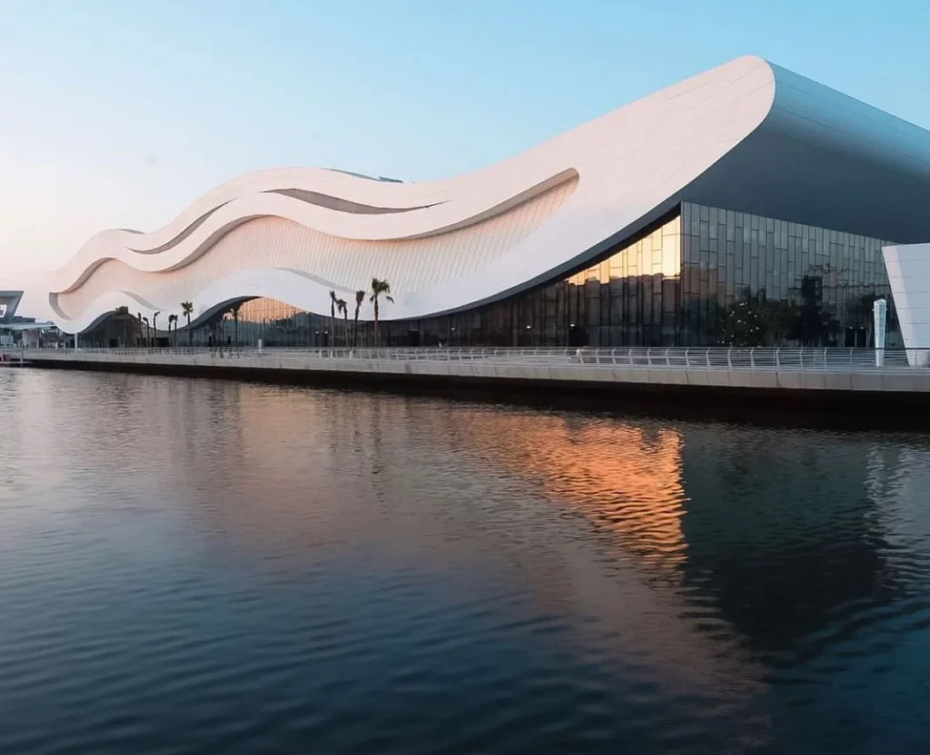 Al Qana waterfront walkway in Abu Dhabi